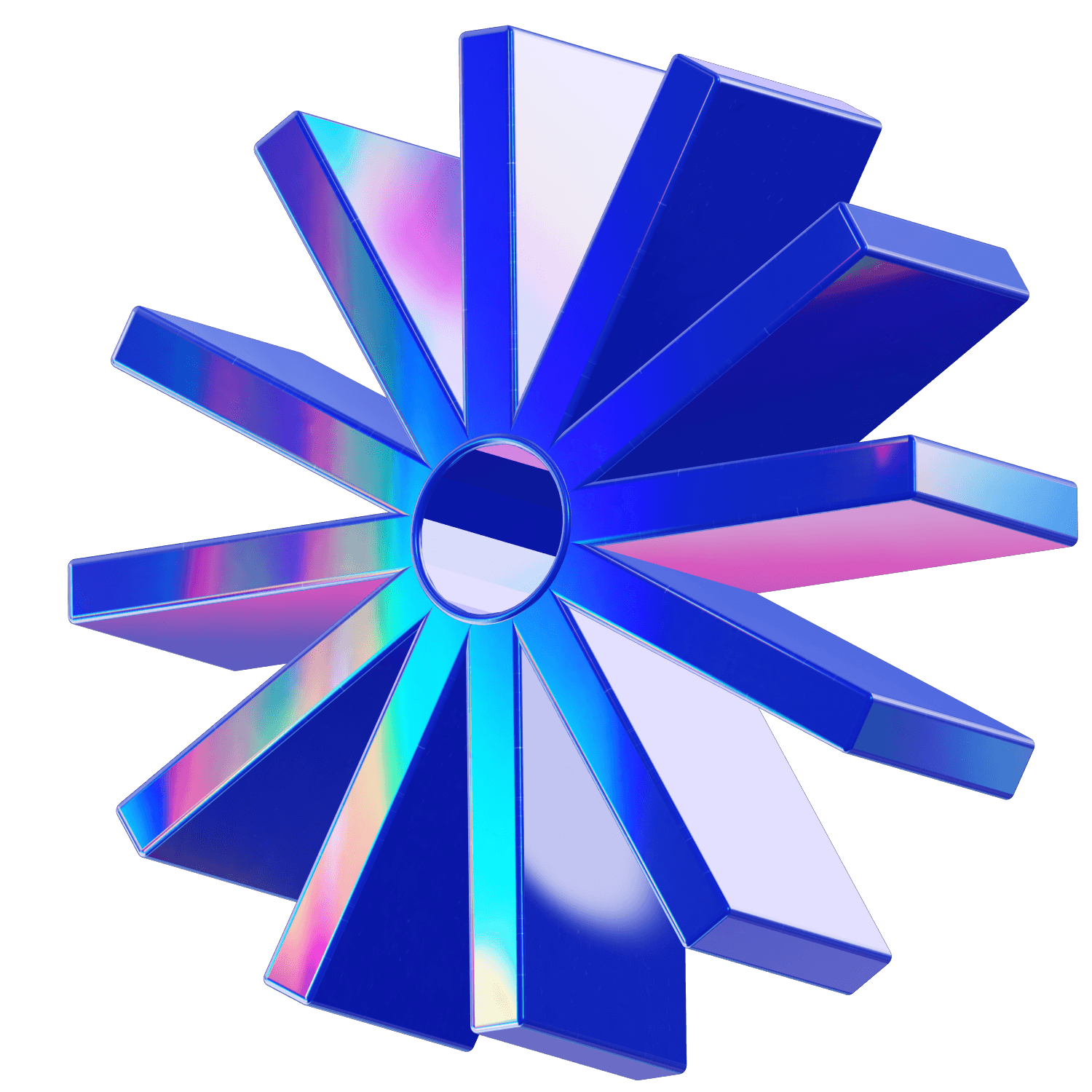 Animated cog representing innovation