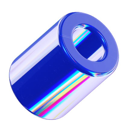 Decorative floating cylinder